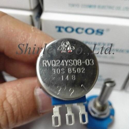 100% new Original RVQ24YS08-03 30S B502 5k OHM 45degrees Long Life Position Sensor Potentiometer, for Mobility Scooter switch