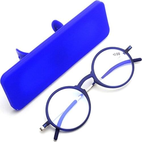 The new 2021 men and women in the elderly super light can portable can stick mobile phone bracket reading glasses