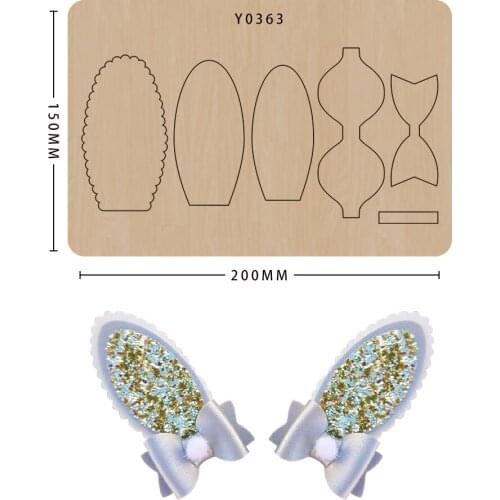 2021 New Bow Cutting Dies Diy Craft Leather Mold Scrapbooking Suitable For Common Big Shot And Sizzix Machines