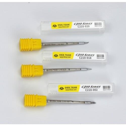 OSS Soldering Iron Tips Cartridges C210-018/C210-002/C210-020 Compatible With JBC/Sugon T26 Soldering Station Handle