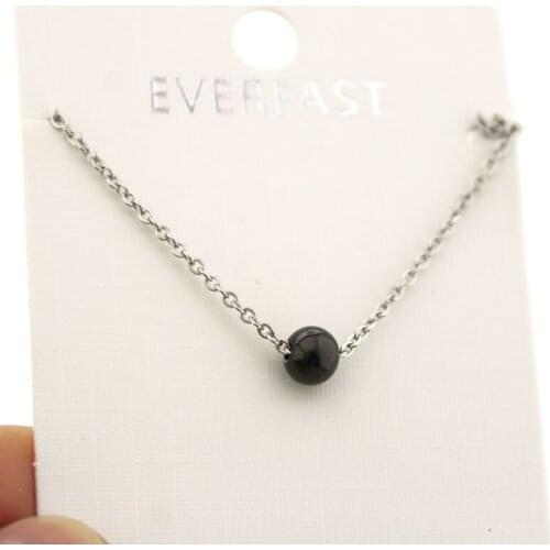 1pc Tiny Cube Stainless Steel Necklace Simple Geometric Pendants Necklaces Women Kids Fashion Jewelry Accessories