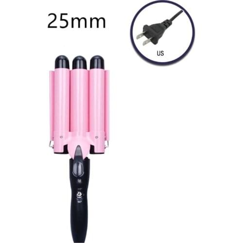 Triple Barrel Hair Curler 20/22/25/28/32mm Fast Heating Curling Iron Styling