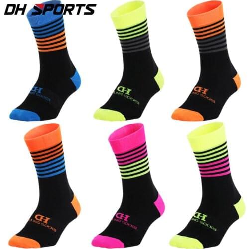 DH SPORTS DH-07 Professional Cycling socks High cool tall mountain bike socks Outdoor Sport Compression socks sale