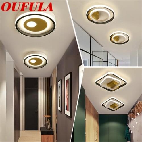 OUFULA Entrance lamp Acrylic Ceiling Lamp Contemporary Suitable for Aisle corridor balcony