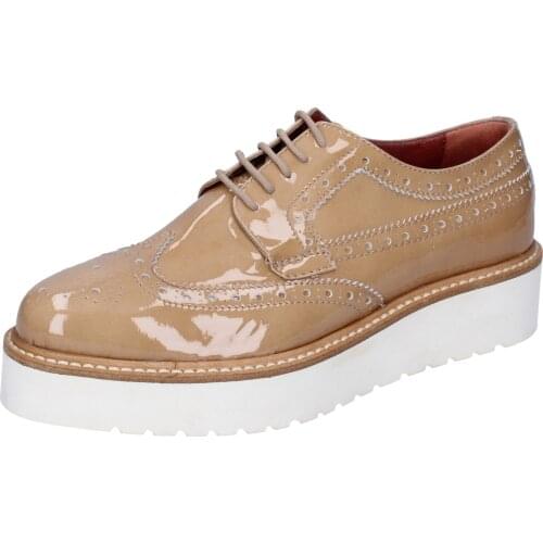 TRIVER FLIGHT classic woman patent leather beige