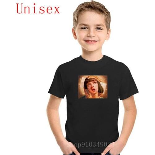 2020 Pulp Fiction mia the virgin Mary Mia High Quality girls clothes kids Comfortable children shirts New Design boy clothes