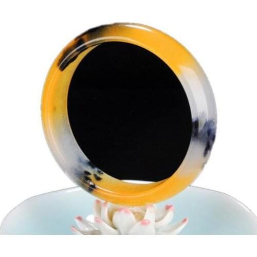 Yellow Jade Bangle Women Men Fine Jewelry Genuine Natural Xinjiang Hetian Certified Jades Stone Bangles Handmade Bracelets Gifts