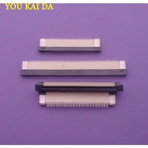 10PCS FPC FFC 0.5mm Pitch 4/5/6/7/8/10/12/14/18/20/22/24/30/32/36/40/50/60 Pin Drawer Type Ribbon Flat Connector Bottom Contact
