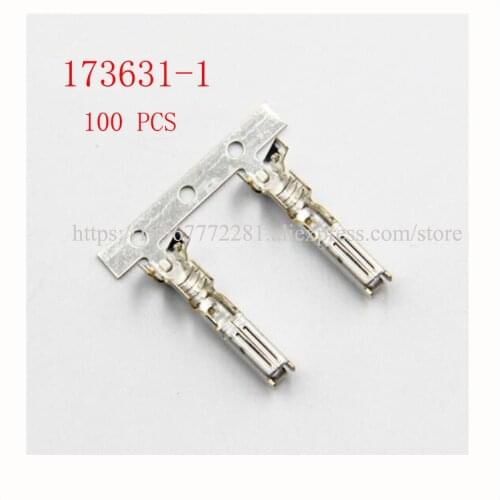 1000PCS 173631-1 terminal Male female wire connector Plugs socket Fuse box Wire harness Soft Jacket