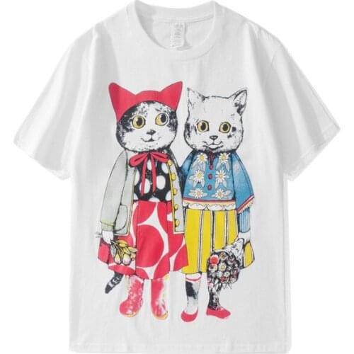 2021 Summer Men/womens casual T shirts Fashion womens BF style Tee shirt A057