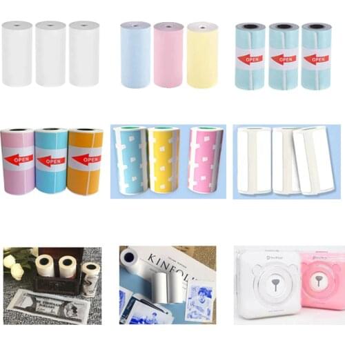 3 Rolls of Thermal Stickers, Photo Paper, Photo Printing for Peripherals, Printers