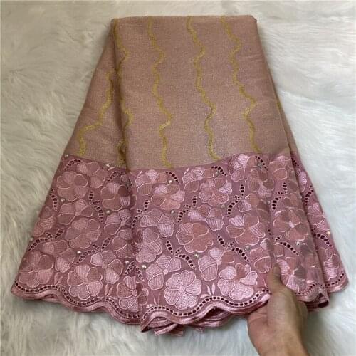5yards swiss lace fabric african lace faric 2021 high quality fashion embroidery dry cotton lace swiss voile lace in switzerland
