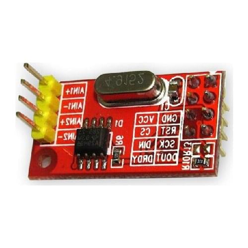AD7705 Dual 16 bit ADC Data Acquisition Module Input Gain Programmable SPI Interface TM7705