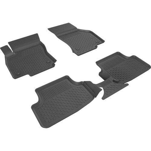 Roxform Car In-4.5D Mop Black Auto Mat High Quality Interior Accessories Tuning For Skoda Octavia 2013 2014 2015 2016 2017