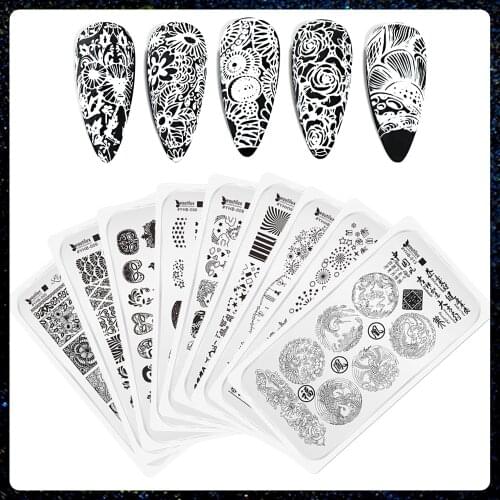 Beautilux Stencils For Nail Design