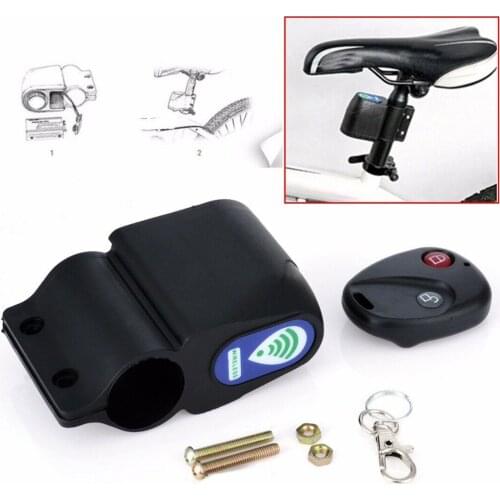 Wireless Alarm Lock Bicycle Security System With Remote Control Anti-Theft Friend Gift Outdoor Bike Accessories