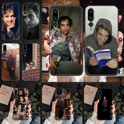 Robert Pattinson Standing Meme Phone case For Huawei P Mate P10 P20 P30 P40 10 20 Smart Z Pro Lite 2019 black art shell painting