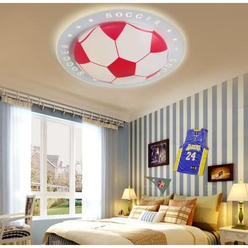Childrens lamp LED ceiling lamp modern bedroom lamp simple fashionable circular lamps