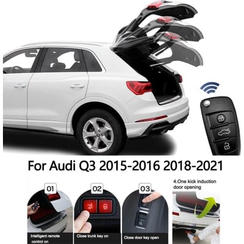 Electric Tailgate For Audi Q3 2015 2018-2021 Refitted Tail Box Intelligent Electric Tail Gate Door Power Operated Trunk Opening