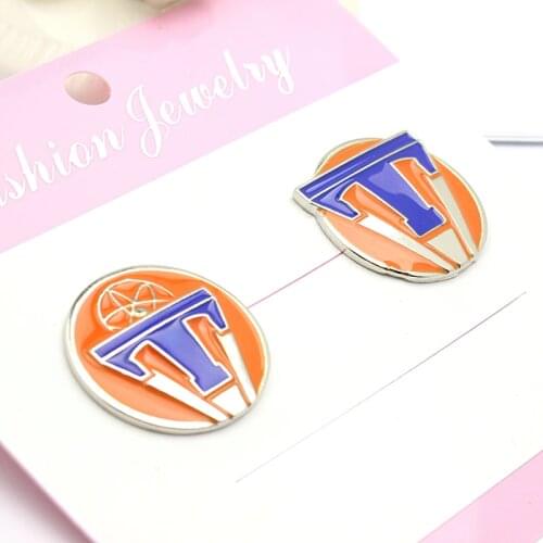Enamel Movie Tomorrow-World Symbol Pin Clothes Shirt Jeans Brooch Badge Charm Pins Metal Brooches For Women