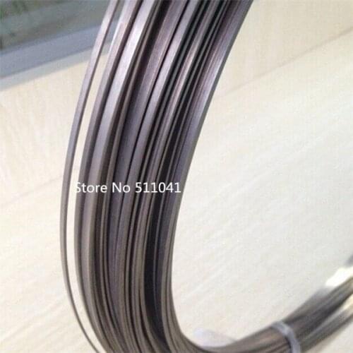 Gr5 Gr.5 grade 5 Titanium flat wire 1.05mm*2.85mm*2100mm 5kg wholesale price
