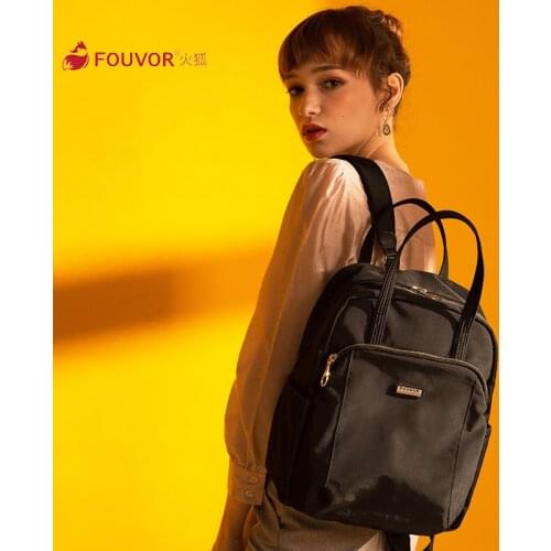 Fouvor 2019 Summer Canvas Backpack for Women Oxford Travel Bags Female School Bag for Teenage Girls 2898-02