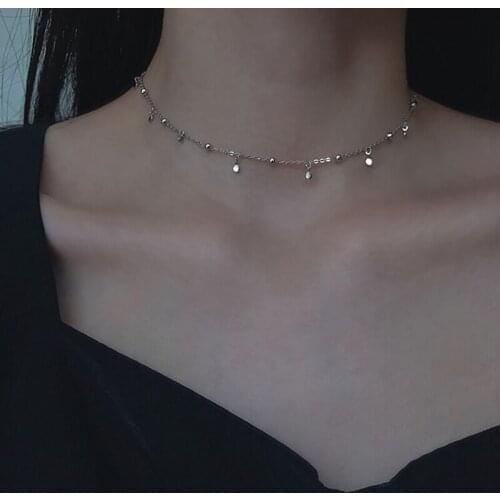 Short Necklace Fashion Elegant Clavicle Necklace Charm Necklace Choker Necklace Pendant Necklaces Jewelry Gift Accessories