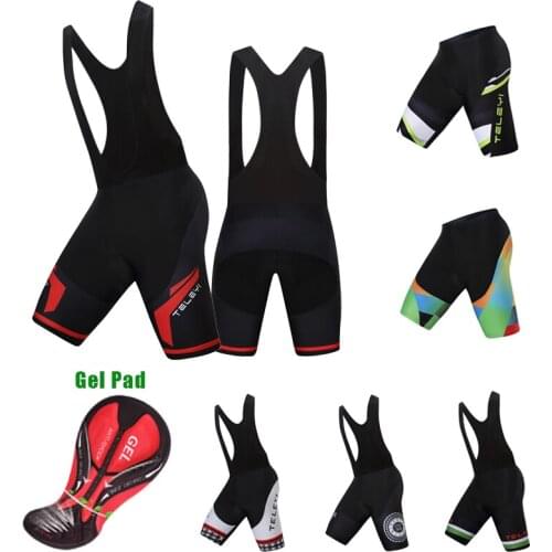 Lycra Summer Cycling Shorts Men Gel Pad BIB Pants 2021 Male MTB Biker Cyclist Tights Sport Bicycle Underwear Padded Road Bike