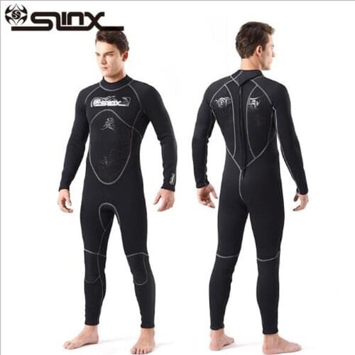 Slinx 3MM Neoprene One-piece Wetsuit Men Women Frogman Scuba Dive Diver Wet Suit Winter Swim Surf Snorkeling Spearfishing