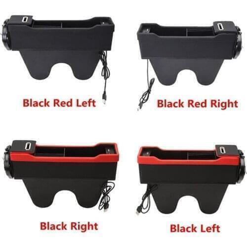 New Universal USB Car Seat Crevice Storage Box Accessories for Chevrolet Cruze Trax Aveo Lova Sail Epica Captiva Volt Camaro