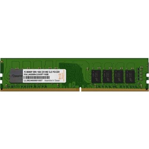Longline 16GB DDR4 3200MHz Desktop PC Memory CL22 LNGDDR43200DT/16GB