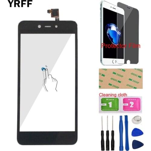 Digitizer Panel For BQ 5209 BQ-5209L Strike LTE BQ5209L BQ 5209L Touch Screen Front Glass Lens Sensor Tools Protector Film