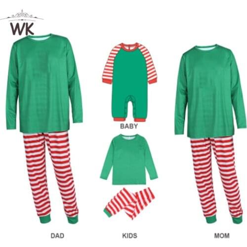Father Mother Children&Baby Sleepwear Xmas Family Matching Outfits Kids Tales Mommy and Me Pjs Clothes Christmas Pajamas Set