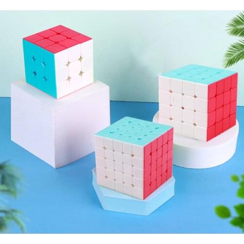 QIYI warrior 3x3x3 speed magic cube stickerless 4x4x4 professional puzzle cubo 5x5x5 smoothly cubes educational toys