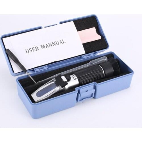 Refractometer 0~32% Optical Sugar Food Beverages Drink Juice ATC Content Meter Tool Test Handheld Measuring Tester