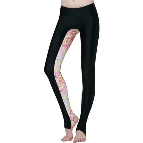 SBART Floral Printed Guard Rash Womens Rashguard Swim Long Pants For Woman Sailing Surfing Wakeboard Swimwear Trousers 2018 DBO