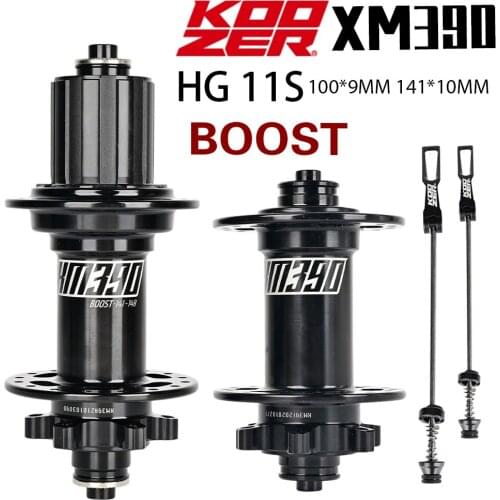 Bicycle Hub 141*10mm QR KOOZER XM390 BOOST 72 Click MTB 4 Bearing Mountain Bike Hub 32 Holes For 8 9 10 11 12Speed for HG XD MS