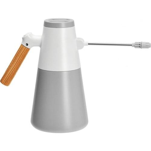 60% Hot Sale 1400ml Watering Spray Pot Household Rotating Nozzle Creative Portable Wooden Handle Watering Bottle For Home Yard