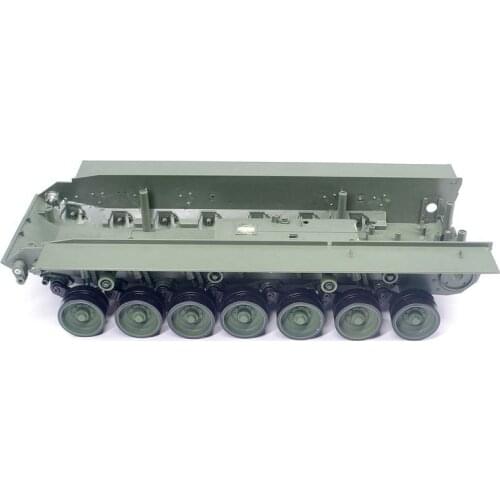 1Set Tank Chassis With Main Wheels Replace Parts for 1/16 Henglong RC Tank Leopard 2A6 3889-1 Heng Long