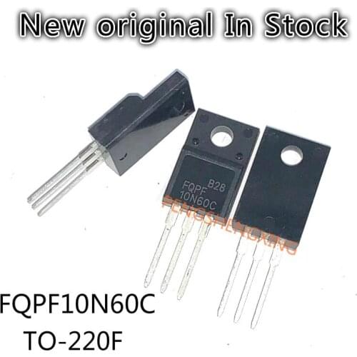 10PCS/LOT FQPF10N60C TO220F FQPF10N60 10N60 10N60C TO-220F New original spot hot sale