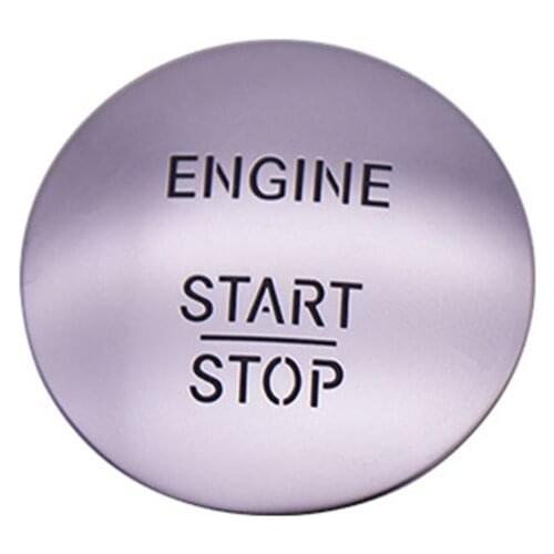 2021 New Car Keyless Start Stop One Button Start Button Switch Ignition Button Protection Cover for Mercedes