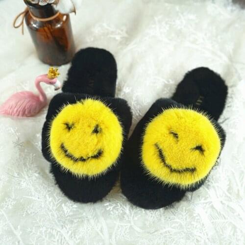 2020 Natural sheepskin house slippers winter ladies indoor slippers fur slippers warm wool slippers slippers ladies family shoes