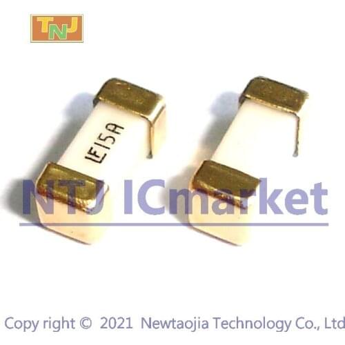 50 PCS Gold Plated Ceramics Fuse 1808 125VAC,0451012.MRL 12A, 0451015.MRL 15A,Surface Mount Fuses, Quick, LF12A, LF15A