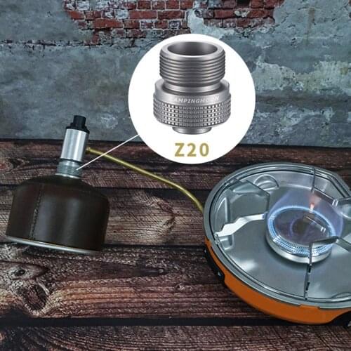 Outdoor Camping Stove Adapter Propane Tank Converter Connector Picnic Hiking