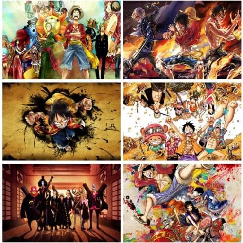 5D DIY Diamond Painting Anime Character Collection Full Drill Embroidery Cross Stitch Mosaic Home Decor Craft Christmas Gifts