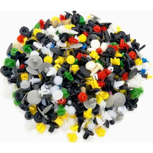 Vehicle Auto Bumper Retainer Fastener Clamp for All Cars Door Panel Fender Liner Rivet Clips Mixed Car Fastener and Tool 1000PCS