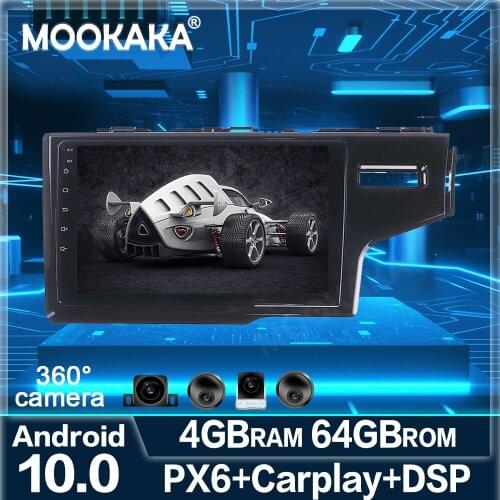 360 Cameras Touch Screen 64G Android 10 Car Multimedia Player For Honda Fit RHD 2014-2017 Audio Radio Stereo GPS Navi Head Unit