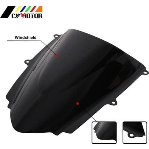 Motorcycle ABS Black Windshield Fairing Windscreen For Daytona 675 2013 2014 2015 2016 13-16 Street Motorbike