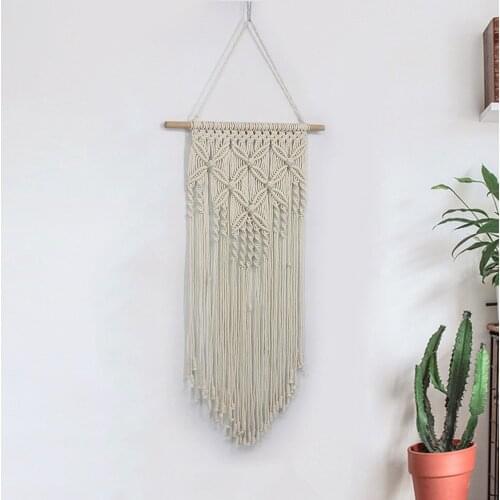 New Boho decor Tapestry Cotton And Linen Tassel Wall Hanging Living Room Door Curtain Show Window Chic Ornaments