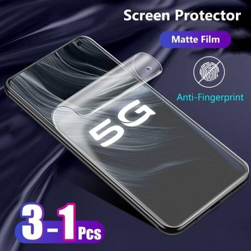 For vivo Z6 Z 6 5G 6.57" Full Cover Matte Real Soft Hydrogel Film No Fingerprint Frosted Game Screen Protector